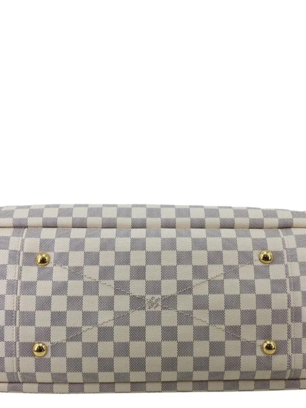 Louis Vuitton Artsy MM Damier Azur Hobo Bag White